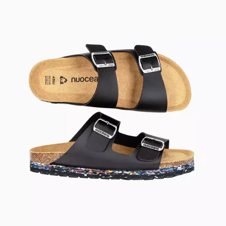 Nuoceans Schlappe Onyx  schwarz